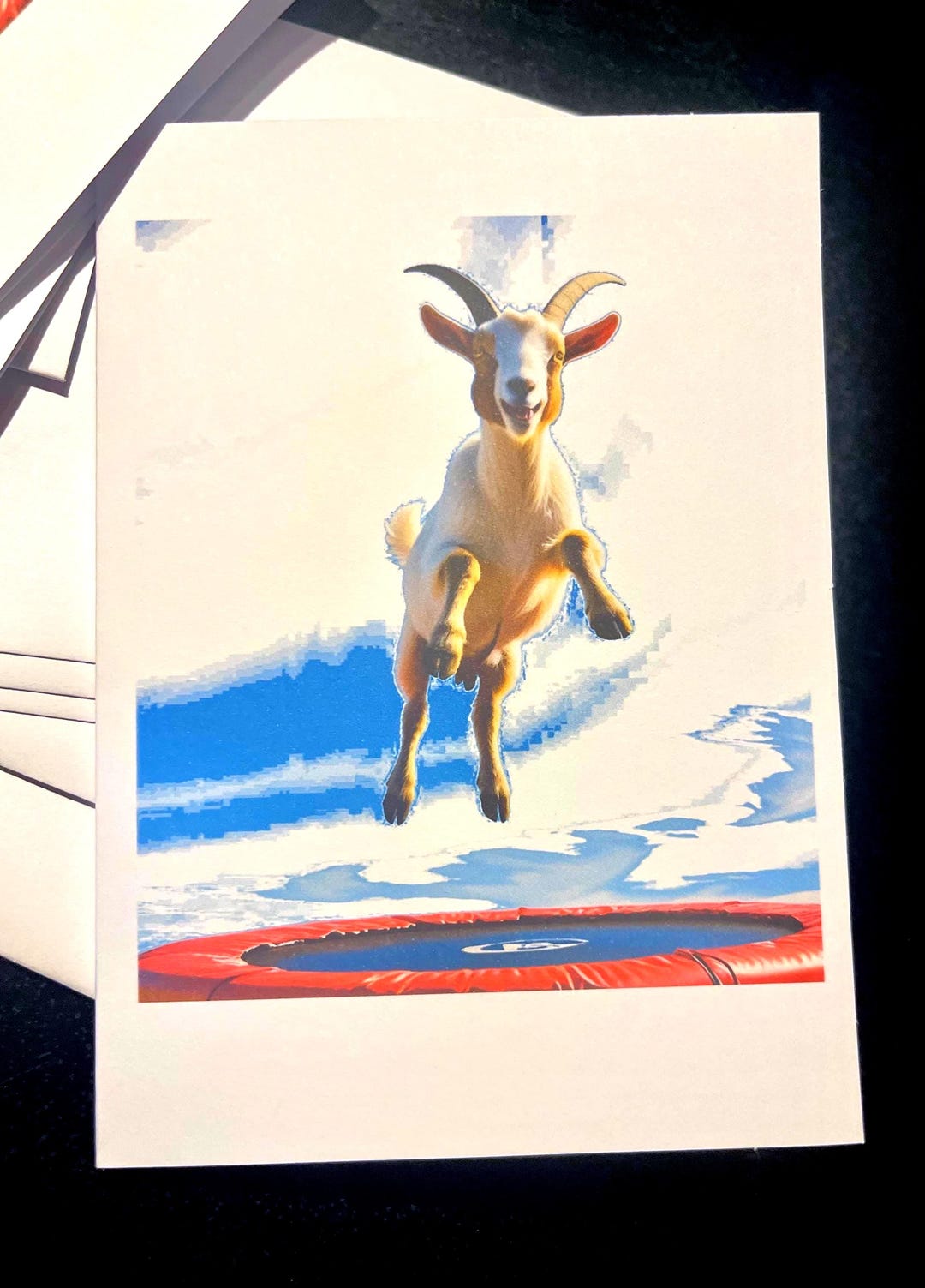 Funny Goat Note Card Set – Set of Blank Goat Greeting Cards With ...