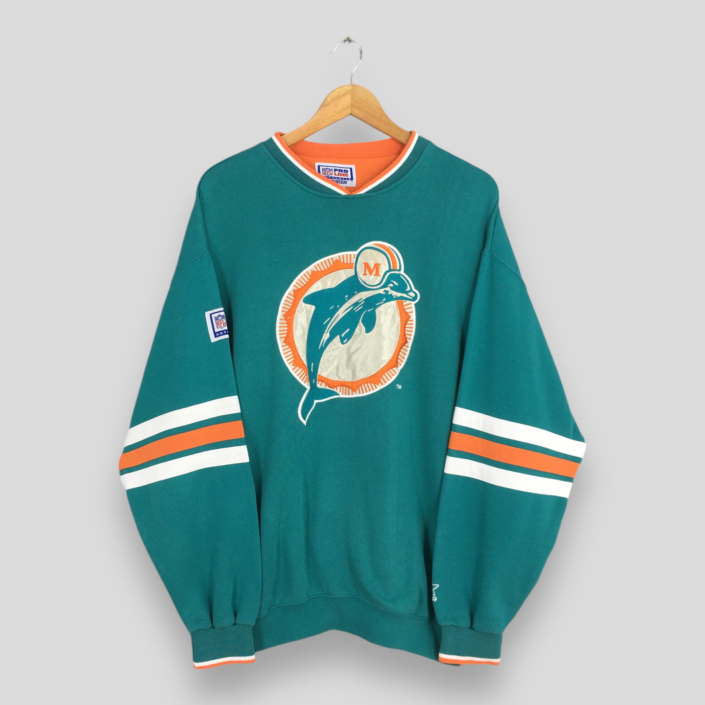 応援グッズ 90s VINTAGE MIAMI DOLPHINS PROLINE Vintage 90s Miami Dolphins Logo Athletic Splash NFL Pro Line