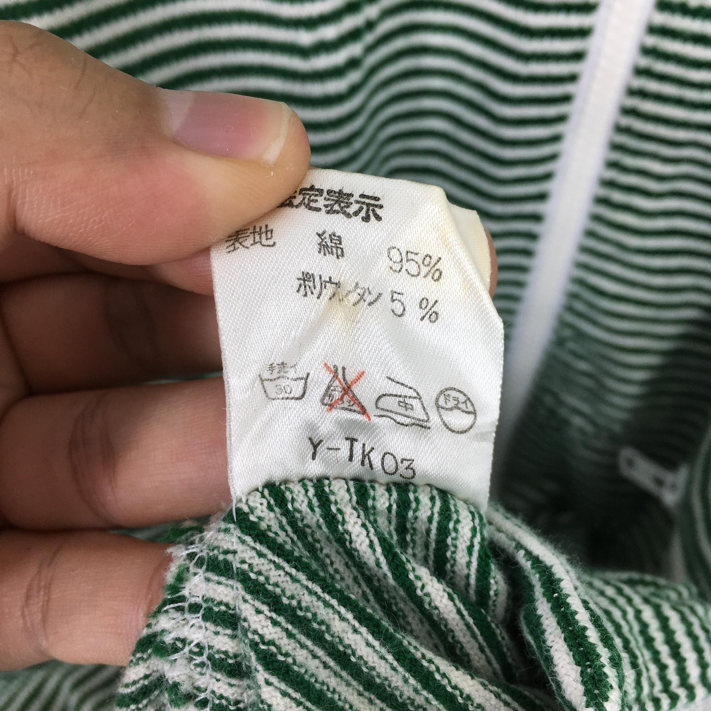 90s christian dior sport stripe ストライプ ポロ Christian dior striped polo shirt - Gem