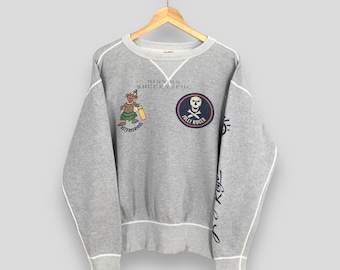 Vintage 90s Buzz Rickson Jolly Roger Asterperious Sweatshirt Large Usaaf WWII Mccoys Us Army Jumper Buzz Rickson Sportswear Sweater Size L