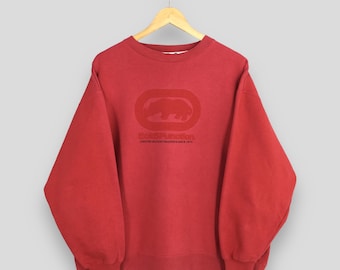 Vintage 90s Ecko Function Red Sweatshirt Medium Ecko Unlimited