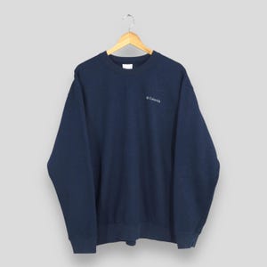 Vintage 90s Columbia Sportwear Company Sweatshirt 2XLarge Columbia Logo Embroidery Jumper Columbia Sweater Columbia Outdoor Pullover 2XL