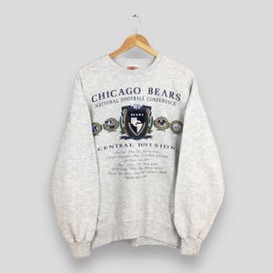 Vintage Chicago Bears NFL Sweatshirt XLarge National Football Team Jumper Chicago Bears Rugby Crewneck American Football Chicago Sweater XL