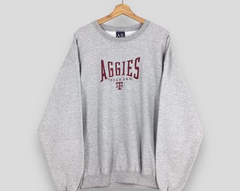 ATM Aggies スウェットシャツ グレー 現在、この商品の在庫はありません - Etsy