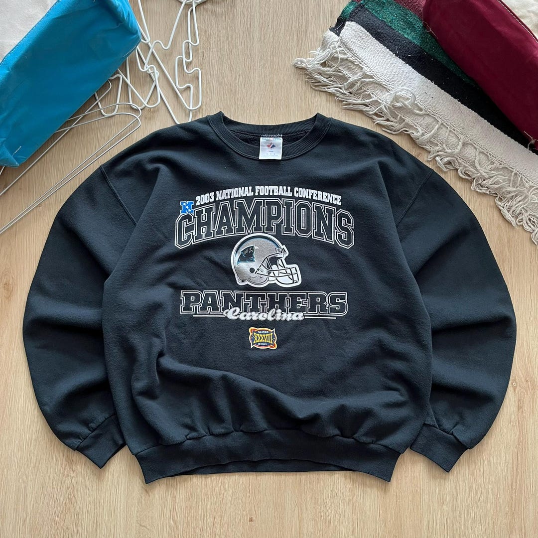 Vintage Carolina Panthers NFL Sweatshirt Large Carolina Panthers