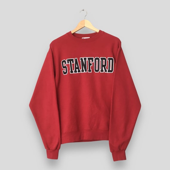 Vintage Y2K Stanford University Red Sweatshirt Medium Stanford University Embroidered Jumper Stanford Cardinal NCAA Football Sweater Size M