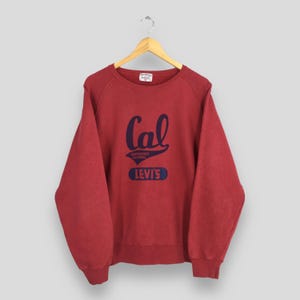 Vintage 90s Levi&#39;s Strauss Sweatshirt Medium Levis Strauss San Francisco Printed Jumper Levis Authentic Jeanswear Sweater Levis Usa Jumper M