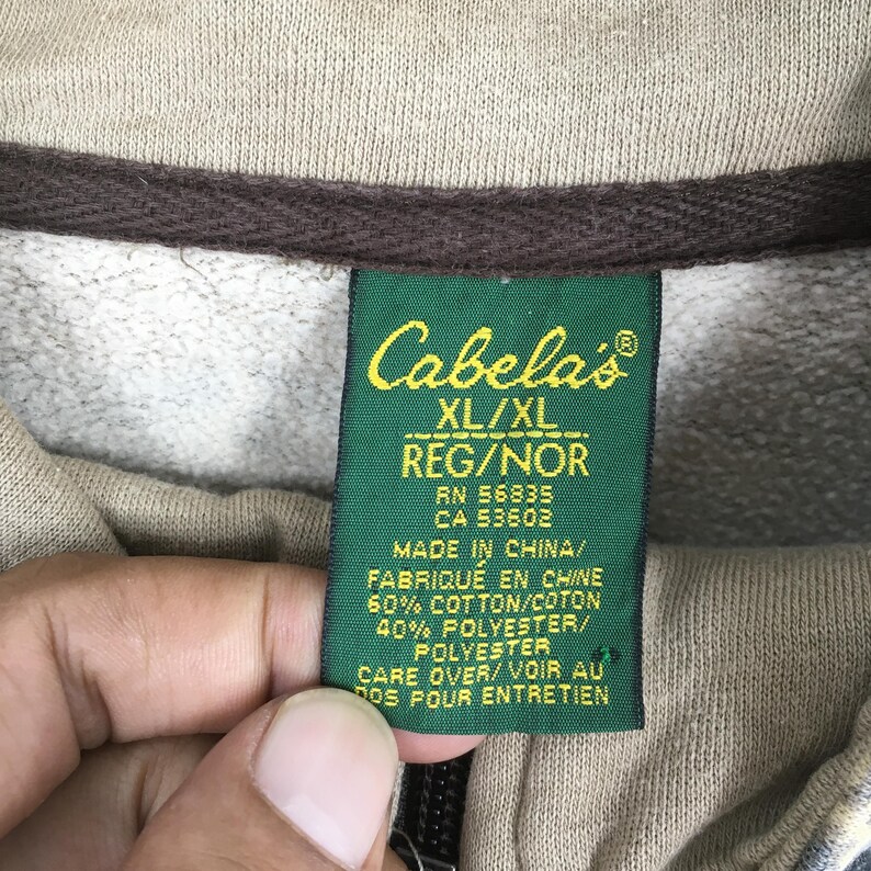 Vintage Cabelas Mossy Oak Camo Sweatshirt XLarge Outdoor Camouflage Real Tree Hunting Crewneck Mossy Printed Forest Leaf Military Sweater XL image 5