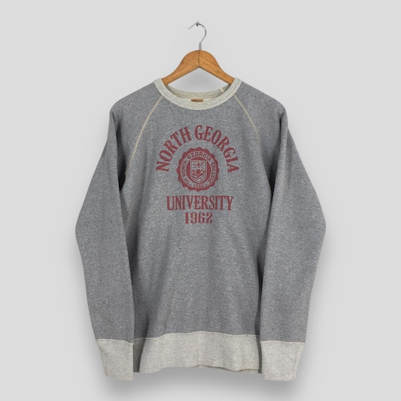 Vintage 90s University of North Georgia Sweatshirt XLarge North Georgia University Printed Pullover North Georgia Nighthawks NCAA Sweater XL