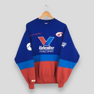 Vintage 90s NASCAR Mark Martin Valvoline Racing Sweatshirt Medium Valvoline Nhra Performance Jumper Mark Martin Chase Authentics Sweater M