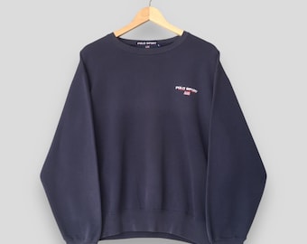 Vintage 90s Polo Sport Ralph Lauren Sweatshirt Large Polo Sport Embroidered Logo Crewneck Polo Ralph Lauren Pullover Polo RL Sweater Size L