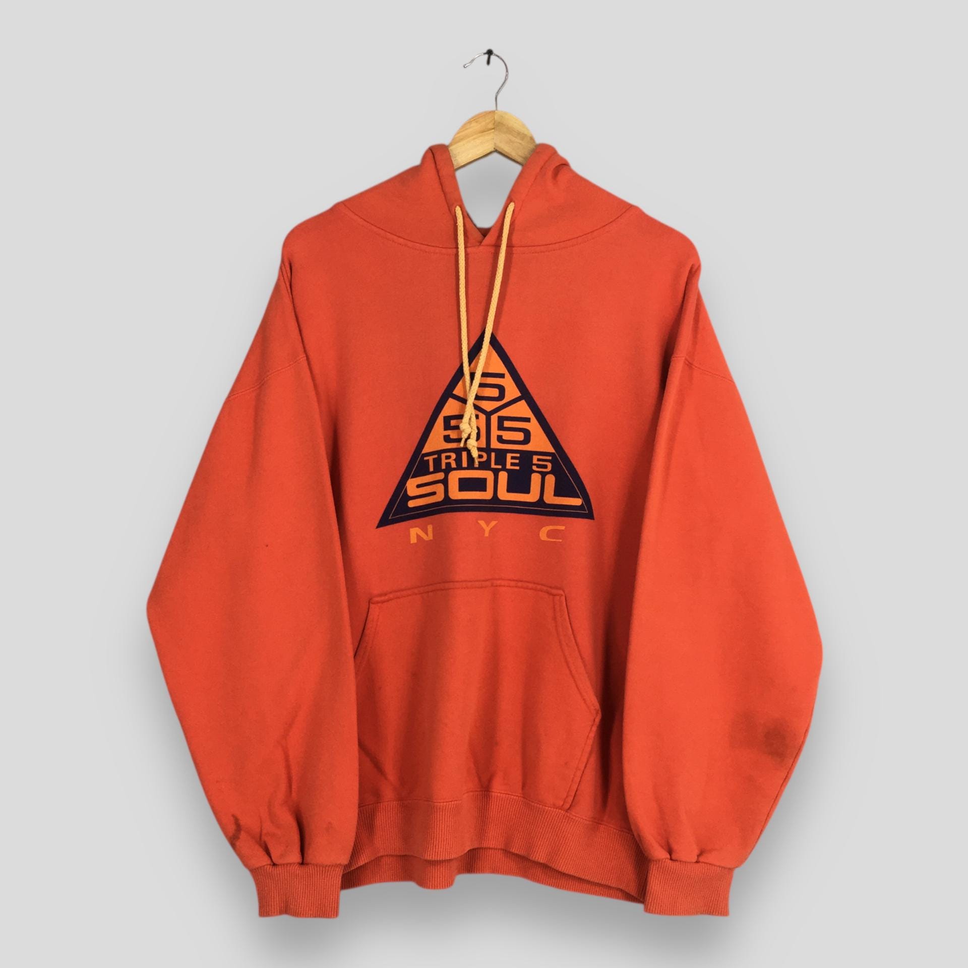 Vintage Y2K Triple Five Soul Hoodie Sweatshirt Large Triple 555