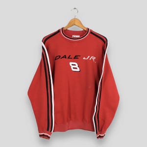 Vintage Dale Earnhardt Jr NASCAR Red Sweatshirt Medium Dale Earnhardt Nascar Driver Crewneck Dale Jr 8 Racing Nhra Chase Sweater Size M