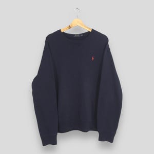Vintage Polo Ralph Lauren Gray Sweatshirt Xxlarge Polo Polo