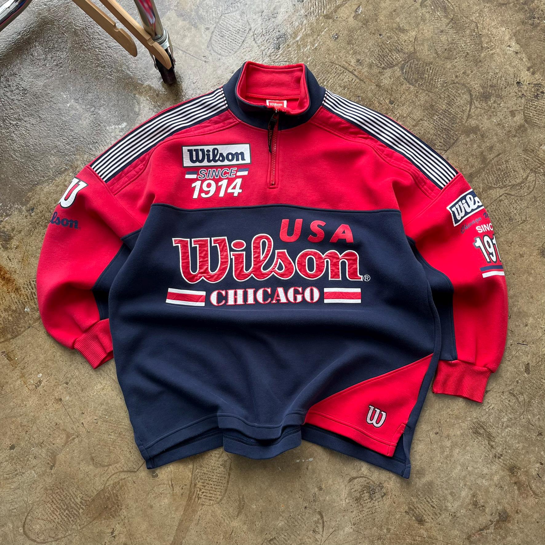 Vintage Wilson Logo Sweatshirt - Etsy