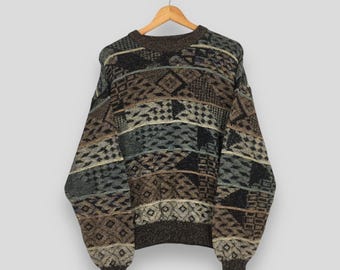 トップス Modigliani 90s Vintage 3D Knit Modigliani 3dニット マルチカラー M メンズ 90s イタリア製