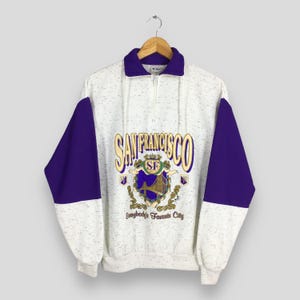 Vintage San Francisco California Usa Collar Sweatshirt Medium SF San Francisco Bridge Graphics Printed Jumper San Francisco Sweater Size M