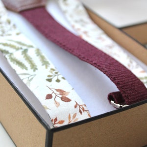 Taupe and Floral Suspenders image 10