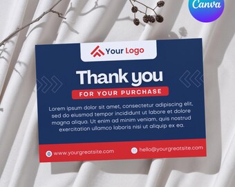 Thank you card | packaging card | 4 in 1 Design | thank you note cards | package inserts thanks for you order | customer appreciation cards