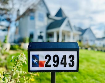 Solar Address Signs - FLAGS
