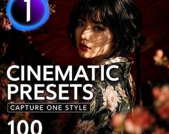 100 Cinematic Film Presets | Capture One Style Pack | Professional Styles | Nature & Outdoor Color Grading