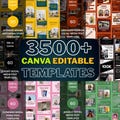 3500+ Canva Editable Social Media Templates Mega Bundle for \u2013 Instagram, Facebook, Pinterest & Business Marketing Designs and More product logo