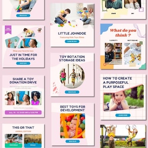 3500+ Canva Editable Social Media Templates Mega Bundle for – Instagram ...