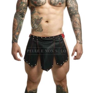 Adjustable Men Leather Larp/Kilt