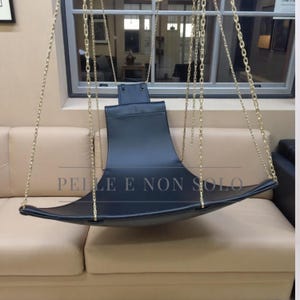 Genuine Leather Love Hammock Hanging Swing