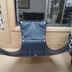 Genuine Leather Love Hammock Hanging Swing