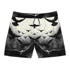 Men&#39;s Gothic Mid-Length Swim Shorts