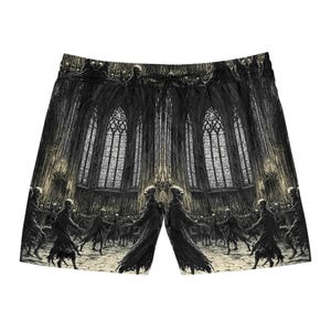 Men&#39;s Gothic Mid-Length Swim Shorts