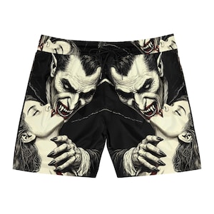 Men&#39;s Gothic Mid-Length Swim Shorts