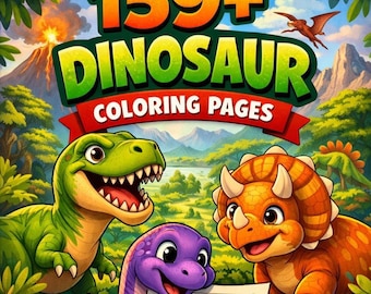 Toddler Dinosaur Activity Pages