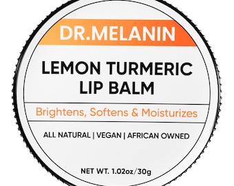 Lemon Turmeric Lip Balm, 100% Natural Organic Moisturizing Lip Balm, Nourish Lips Effortlessly - For Smokers Lips