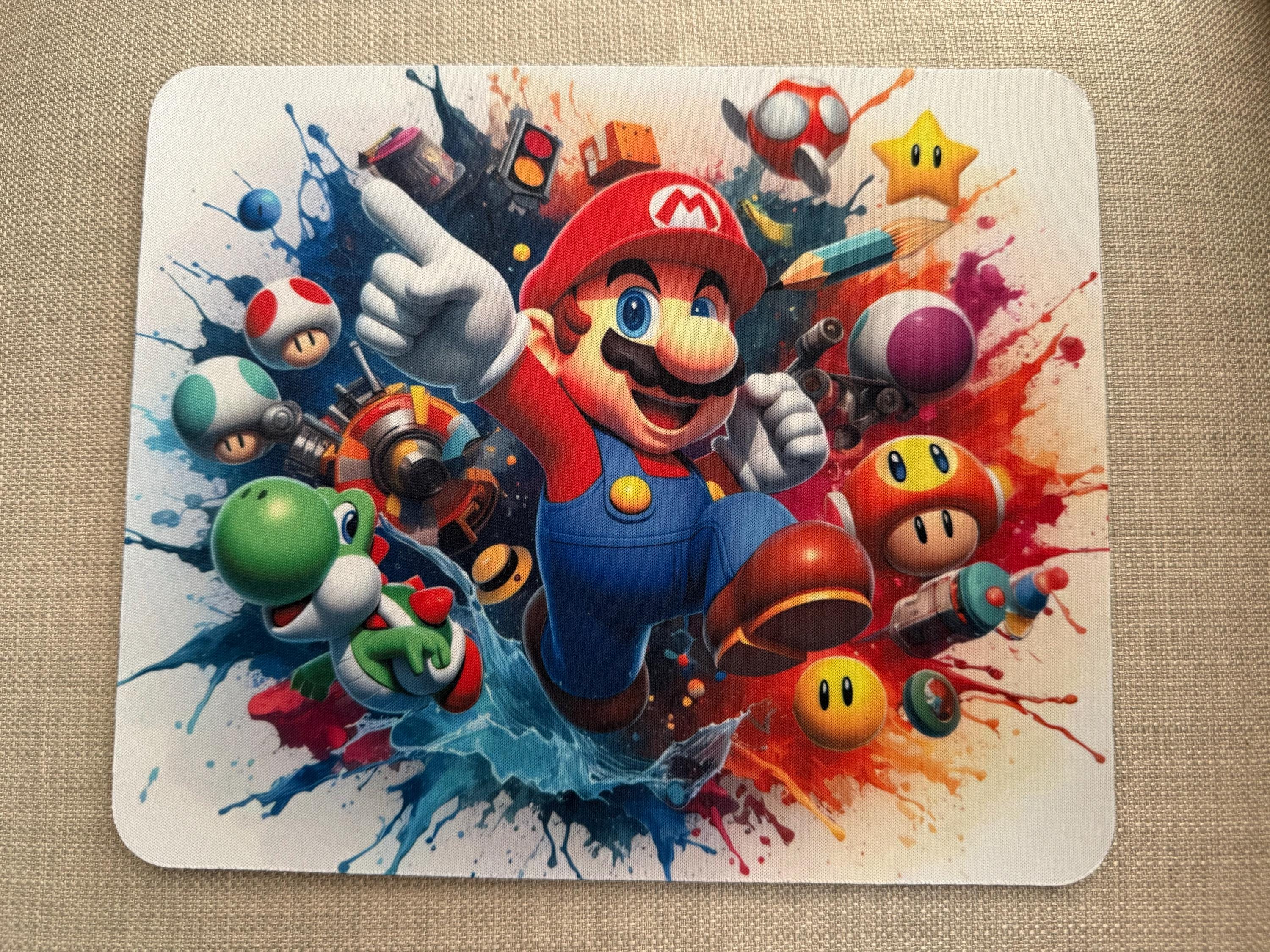 Mario Mouse Pad - Etsy