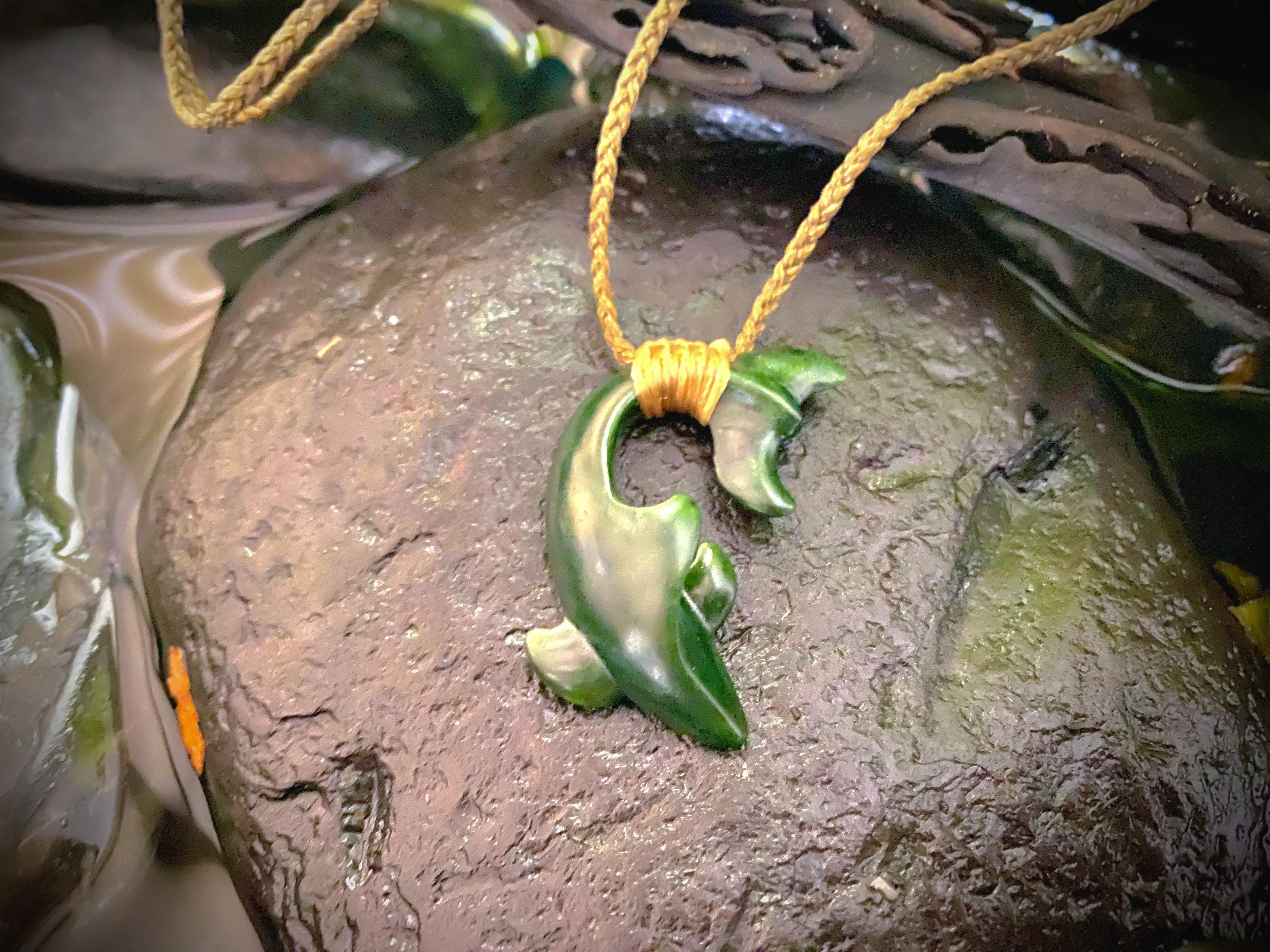 Maori Anhänger Hei Matau Maori Pendant Hei Matau