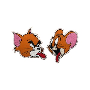 Tom Jerry Iron On Patch for Jackets Bag Handkerchief