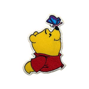 Pooh Aufnäher für Jacken Tasche Einstecktuch