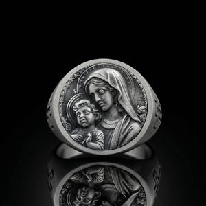 Anello Con Sigillo Ovale In Argento 925 Per Bambina Con Zirconia Cubica - Gioiello Personalizzabile Con Incisione, Regalo Battesimo O Compleanno - 2