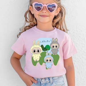 Labubu Protect The Earth PNG, Cute Labubu Art, Cartoon Digital Download File, Back To School Gifts