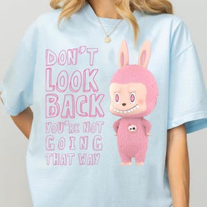 Labubu PNG, Cute Labubu Art, Cartoon Digital File Download, Positive Quote Design