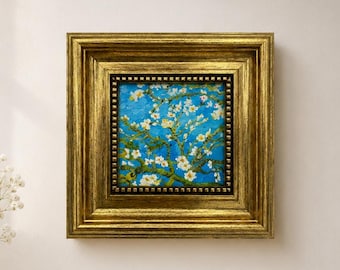 アーモンドの花が咲いた枝 - ヴィンセント・ヴァン・ゴッホの手描きの