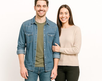 Personalized Life-Size Photo Cutout – Custom Cardboard Standee of Couple (Wedding Party Decor, Anniversary & Novelty Gift, Photo Booth Prop)