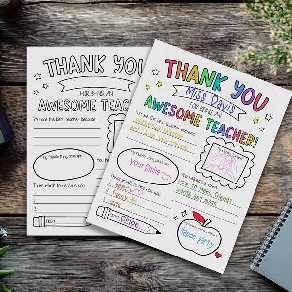 Teacher Appreciation Week - Etsy