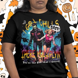 Camiseta de Halloween I Got Chills: Camiseta retrô de terror e zumbi