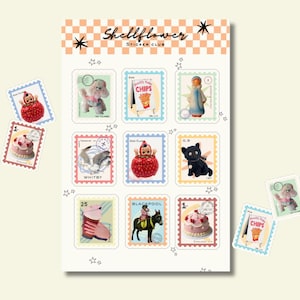 Reise Sticker Bogen | Junk Journal | Reise-Sammelalbum | Bujo | Kindle Aufkleber