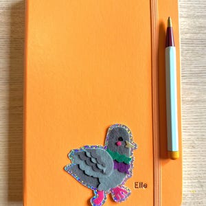 Glitter Pigeon Vinyl Sticker: Waterproof Bird Laptop Decal - Etsy