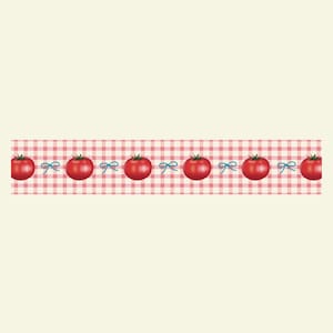 Cinta washi de tomate a cuadros / Cinta de papel / Cinta de diario / Diario basura / Papelería