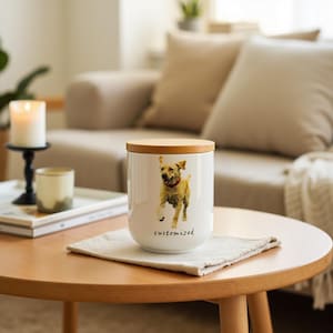 Pet Urn – Personalized Ceramic Memorial & Ashes Keepsake for Dogs and Cats